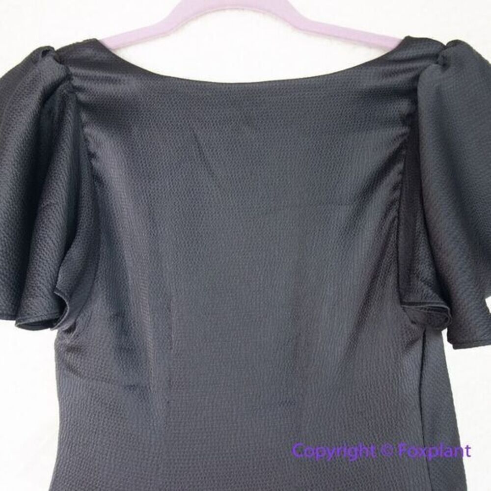 NEW Free People Scarlett Short Sleeve Texture Mini Dress black, size XS - Picture 12 of 16